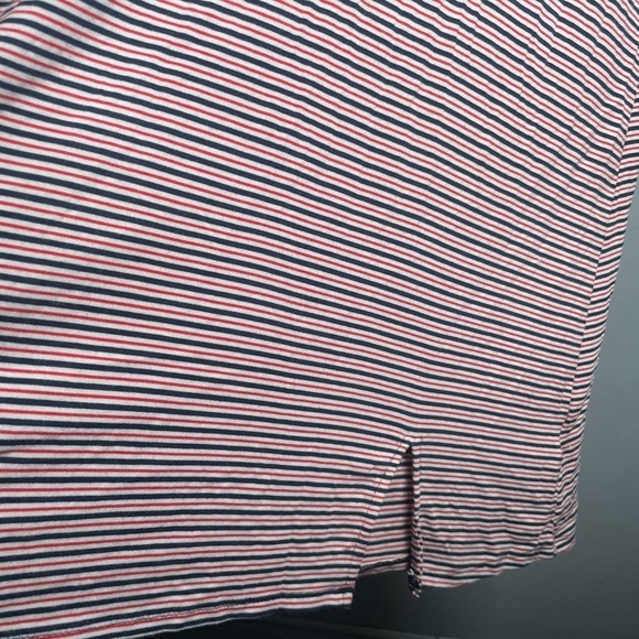 American Eagle Small Dress Bodycon Stripe Fitted Midi Dresses Summer Vacation Sm - Picture 7 of 8